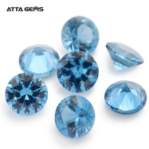 스위스 # 120개 합성 블루 아쿠아마린 스톤 합성 스피넬 스톤 미국 및 유럽 판매용 - Product Image 5