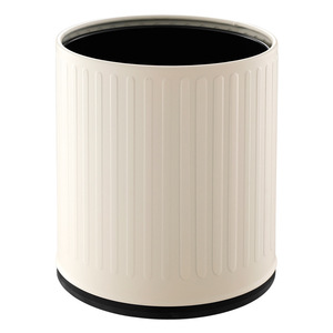Poubelle de haute qualité, digne d'Instagram, pour salon, chambre, style rétro français et cuisine, avec rayures verticales. - Product Image 1