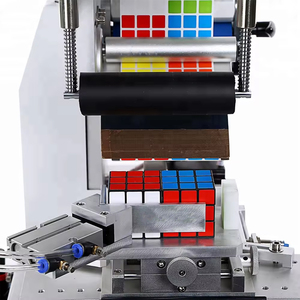 Étiqueteuse semi-<span class=keywords><strong>automatique</strong></span> de dessus en aluminium en étain étiqueteuse à dessus plat en étain étiqueteuse de logo d'autocollant industriel d'<span class=keywords><strong>occasion</strong></span> - Product Image 4