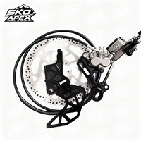 Kit d'étrier de frein hydraulique arrière Supermoto avec disque et support, pièces de conversion pour Sur-Ron Light Bee LBX Talaria MX3 MX4 Ultra Bee