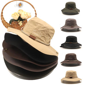 Bonnet de pêche pour bébés en plein air casquette de seau de soleil de <span class=keywords><strong>montagne</strong></span> broderie anti-UV plage camping randonnée chapeau de pêcheur de cyclisme décontracté - Product Image 6
