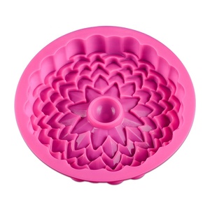 Hot bán hoa hình dạng Silicone bánh bánh mì Pie <span class=keywords><strong>Flan</strong></span> Tart khuôn mẫu - Product Image 4