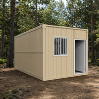 Maison conteneur mobile de luxe pliable pour école, chambre, ferme, atelier, logement d'urgence, unité d'hébergement