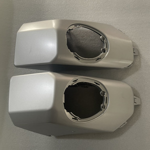 Toyota FJ Cruiser Front Bumper <b>Corner</b> <b>Protectors</b> Silver Fog Light Cutouts 52414-35030 52413-35040 - Product Image 1