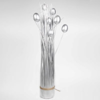 Factory Direct Supply Pasen Decoratie Gepersonaliseerde Ambachten Kunstmatige Ui Gras Plant Hot Koop Zilveren Paasei