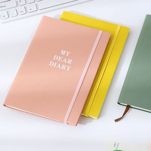 High Quality A5 Leather <strong>Notebook</strong> 75g Paper 80 Sheets Customizable Printed Pattern Thread Sewing Stylish Business Strap <strong>Notebook</strong> - Product Image 3