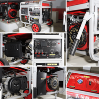 Générateur à essence ZUJI 15000TE 8,5 kW à double tension, démarrage électrique, 230 V/400 V, moteur en cuivre pur, puissance nominale 8,5 kW, puissance maximale 10 kW