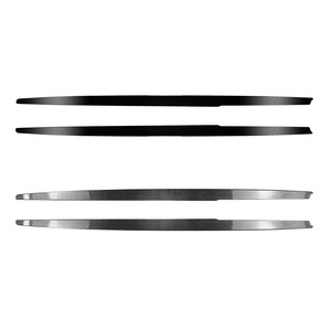 Amp-Z Side Skirts For Bmw 5 Series F10 F11 M Sport 2011-2017 Piano Black Carbon Fiber Texture Matte Finish - Product Image 5