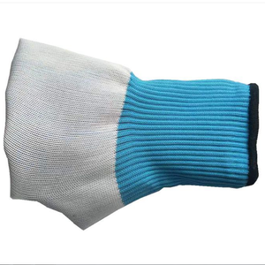 Guantes de trabajo con agarre completamente recubiertos impermeables de látex azul Guantes impermeables de Palma de látex Doble - Product Image 6