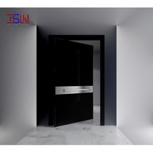Porte d'entrée en alliage d'aluminium haute sécurité, antivol, pour extérieur, pour projets résidentiels et immeubles d'appartements, vente en gros - Product Image 1