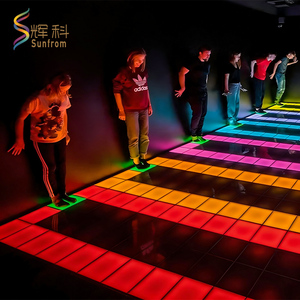 <span class=keywords><strong>Tapis</strong></span> de jeu interactif LED <span class=keywords><strong>RGB</strong></span> pour sol avec contrôle DMX512, indice de protection IP54, pour salles de jeux commerciales - Product Image 6