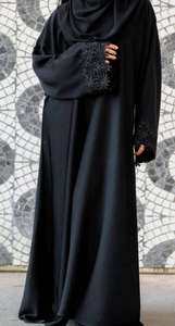 Nida negra de 4 estaciones bordada por AJM TRADE HOUSE - Product Image 2