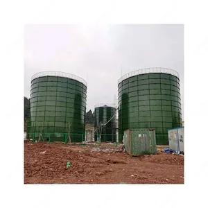 青岛大型储水搪瓷螺栓钢罐300立方米镀锌钢储水罐