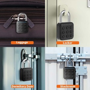 Wifi mạng không thấm nước thông minh khóa cho Vali/hành lý/ba lô kỹ thuật số <span class=keywords><strong>b</strong></span>àn phím padlocks pin-Powered gỗ/nhôm kính - Product Image 6