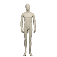 Mannequin gonflable homme intégral en FRP Stockman Boutique avec tête réglable pour présentation de vêtements