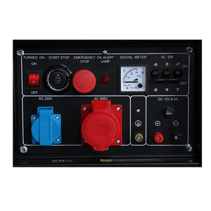 Heavy Duty mở khung Máy phát điện diesel 7.5KW 230V đánh giá Điện áp làm mát bằng không khí 660cc động cơ diesel xách tay 50Hz tần số - Product Image 6