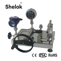 Nouveau modèle de calibrateur de pression à piston hydraulique de luxe pour bureau, testeur de poids mort, manomètre