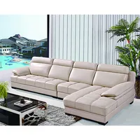 Новейший кожаный диван chesterfield, мебель для гостиной #238