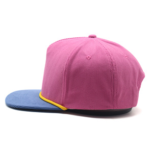 Cappellini Snapback Strutturati in Corduroy 100% Cotone a 5 Pannelli di Alta Qualità, Sportivi, da Esterno, con Ricamo Personalizzato, All'ingrosso - Product Image 3