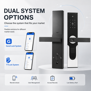 Cerradura Inteligente Bluetooth TTlock con Huella Dactilar, Contraseña, Tarjeta IC, Llave y Desbloqueo por Aplicación, Cerradura Digital para Apartamentos y Hoteles - Product Image 4