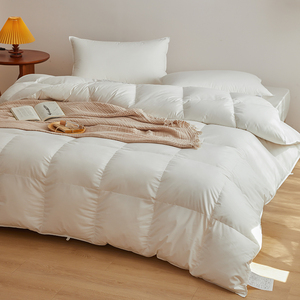 Couette d'hiver extra chaude et moelleuse <span class=keywords><strong>Grand</strong></span> White Goose pour lit Queen Size, garnissage hypoallergénique en plumes d'oie - Product Image 5