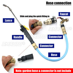 Pistola de Agua a Presión de Aluminio de 18 Pulgadas para Lavado de Autos con Boquilla y Accesorios - Product Image 5