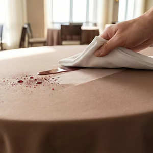 Manteles de Poliéster Tejido Personalizados, Ecológicos, Impermeables, Reutilizables y Resistentes a las Manchas para Restaurantes, al por Mayor - Product Image 1