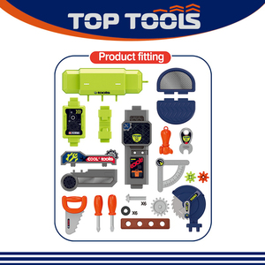 Nouveauté 2025 : Valise à outils de jeu d'imitation pour enfants, outils en plastique réalistes avec perceuse pour l'apprentissage ludique de la construction chez les tout-petits - Product Image 5