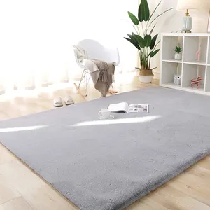 Eco Friendly Fluffy Fur Carpet Bedroom Home Universal Floor Mats Faux Rabbit Fur Rugs Soft Faux Carpets
