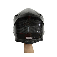 Casco de Motocross Todoterreno de Fibra de Carbono ECE 22.06, Casco Ligero para Motocross Todoterreno ATV, Cascos de Motocicleta Aprobados por el DOT