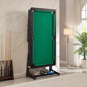 Table de <span class=keywords><strong>billard</strong></span> pliable 3 en 1 en bois massif de haute qualité, portable et amovible, pour l'intérieur, 6 pieds, pour la famille - Product Image 5