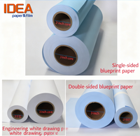 Papier pour dessin technique IDEA Technology Limited, en feuille ou en rouleau, 80 g/m², papier diazo pour plans
