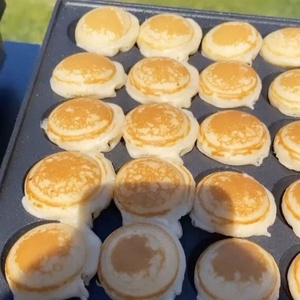 Machine à Poffertjes Mignonne pour 25 <span class=keywords><strong>Mini</strong></span>-Crêpes Néerlandaises Rondes - Product Image 5