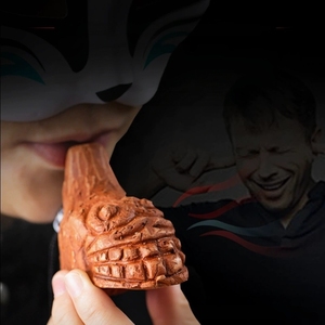 Mini Silbato Cerámico de Cerámica Azteca con Sonido de Monstruo, Silbato de Grito de Muerte, Silbato Fantasma para Niños - Product Image 5