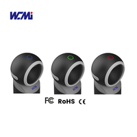 WCMI 1d & 2d Scanner de codes-barres mains libres, lecteur de codes-barres à grande vitesse, Scanner de bureau QR 2d, fonctionne avec l'imprimante