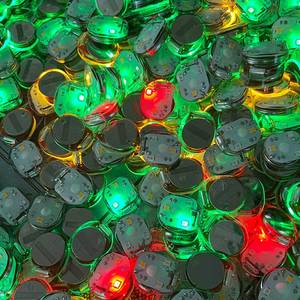 Mini Sensor de vibración para decoración de zapatos con cambio de color a prueba de agua, <span class=keywords><strong>luz</strong></span> Led <span class=keywords><strong>intermitente</strong></span> con batería CR2032, 1 año de garantía para zapatos - Product Image 1