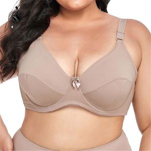 Sujetador con aros sin relleno YZ 2026 para mujer, con lazo decorativo, cobertura completa, talla grande - Product Image 4