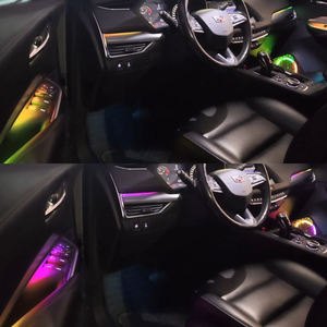 Lumière ambiante 64 couleurs pour Cadillac XT4 2018 à 2023 Garniture de tableau de bord de voiture Éclairage LED intérieur Mise à niveau - Product Image 6