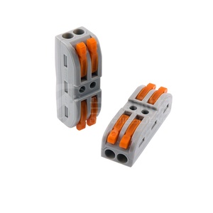 NUEVO Terminal de Conexión Rápida <span class=keywords><strong>2</strong></span> en <span class=keywords><strong>2</strong></span> Salidas, Conector de Cable Multifuncional Tipo Empuje, Unión a Tope, Divisor de Dos Posiciones - Product Image 2