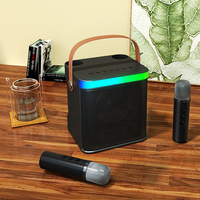Мини-портативный караоке-плеер открытый мини-вечеринка бас HIFI BT домашний беспроводной караоке-динамик с микрофоном для детей
