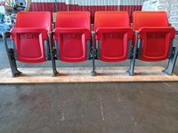 Chaises pliantes verticales de style nouveau, de haute qualité, CGC SJ-A021, avec matériau HDPE, sièges de stade à cinq rangées, capacité de 200 kg, portables