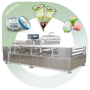 Rotary Sealer Close Milk Plastic Thermoform Small Jelly Coconut Water Cup Form Fill And Seal Machine