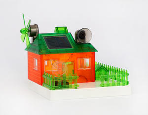 Concepto de energía solar casa juguetes educativos DIY aprendizaje ciencia <span class=keywords><strong>kit</strong></span> creación STEM casa juguete ciencia Kits para niños - Product Image 5