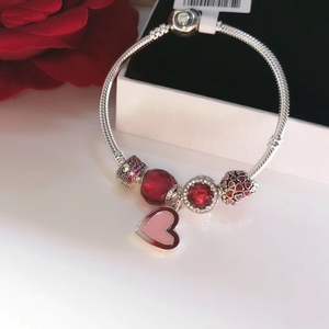 Nouveau Bracelet Femme Perles Grande Roue Charmante 2026, Bracelet Pendentif Arc-en-ciel Double Couleur Amour DIY, Vente en Gros Fabricant - Product Image 1