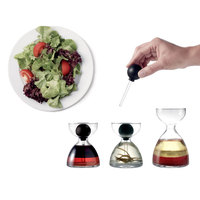 2021 Distributeur d'huile Et de Vinaigre Menu Pipette En Verre avec Plateau