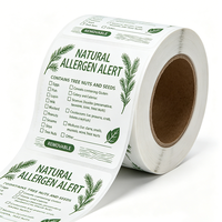 Étiquettes personnalisées Jinyu pour bouteilles, étiquettes d'emballage pour compléments alimentaires, rouleaux d'autocollants avec code-barres des informations nutritionnelles