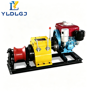Treuil à câble diesel professionnel YILI 8T, machine de traction robuste pour le tirage et l'installation de câbles conducteurs haute tension - Product Image 2