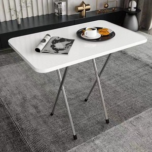 Moderno portatile rettangolare piccolo <span class=keywords><strong>tavolo</strong></span> di metallo pieghevole <span class=keywords><strong>a</strong></span> <span class=keywords><strong>parete</strong></span> per dormitorio stanza di noleggio all'aperto stallo <span class=keywords><strong>tavolo</strong></span> quadrato per - Product Image 5