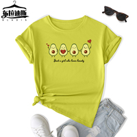Vente directe transfrontalière Temu – Nouvelle collection été : T-shirt décontracté à manches courtes, col rond, imprimé dessin animé, respirant et écologique