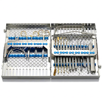 Kit d'instruments chirurgicaux dentaires réutilisables de haute qualité, pour usage professionnel en milieu hospitalier, en acier inoxydable allemand